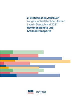 cover image of 2. Statistisches Jahrbuch zur gesundheitsfachberuflichen Lage in Deutschland 2021